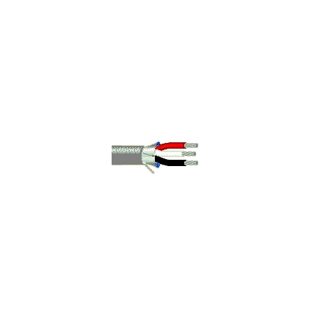 Belden Multi-Conductor Cable, AWM, 22 AWG, 3 C, Chrome, PVC, Stranded, 300V AC, Indoor, 1000 ft 8771 0601000